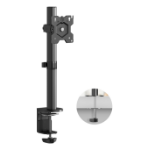 ONKRON D101E-B monitor mount / stand 86.4 cm (34") Desk Black
