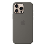 Apple iPhone 16 Pro Max Silicone Case with MagSafe - Stone Gray