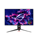 ASUS 31.5" ROG Swift OLED 4K Gaming Monitor (PG32UCDMR), QD-OLED, 3840 x 2160, 0.03ms, USB, 240Hz, Heatsink, 99% DCI-P3, RGB Lighting, VESA