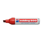 Edding 500 permanent marker Chisel tip Red 10 pc(s)