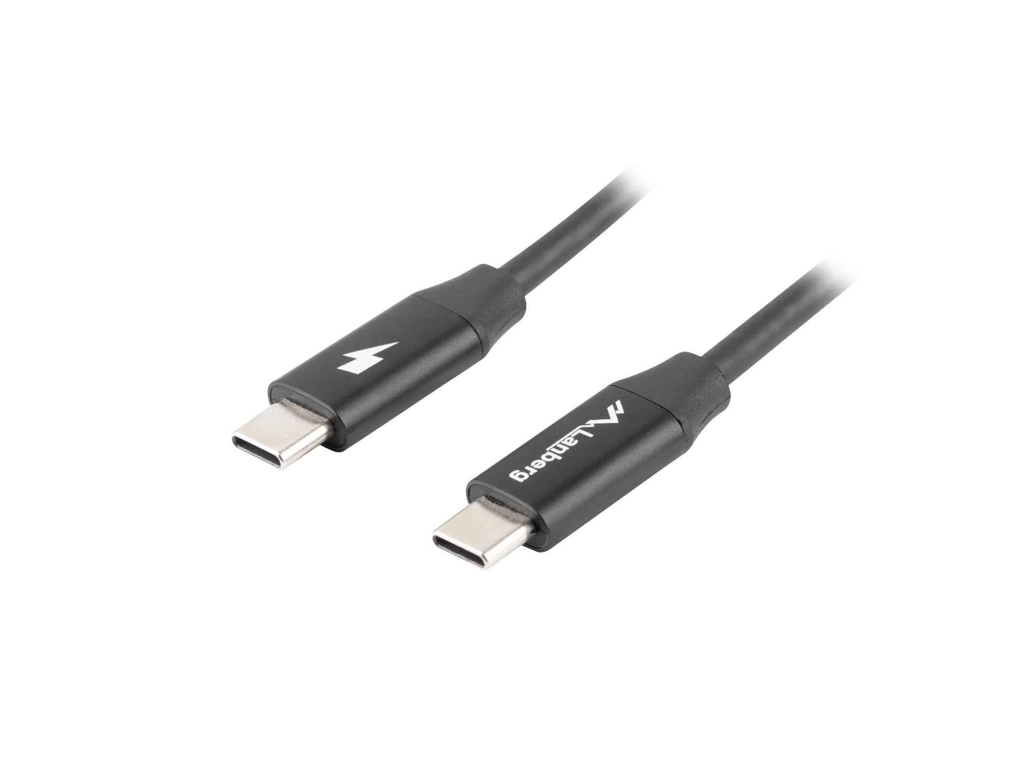 Lanberg CA-CMCM-40CU-0018-BK USB cable USB 2.0 1.8 m USB C Black