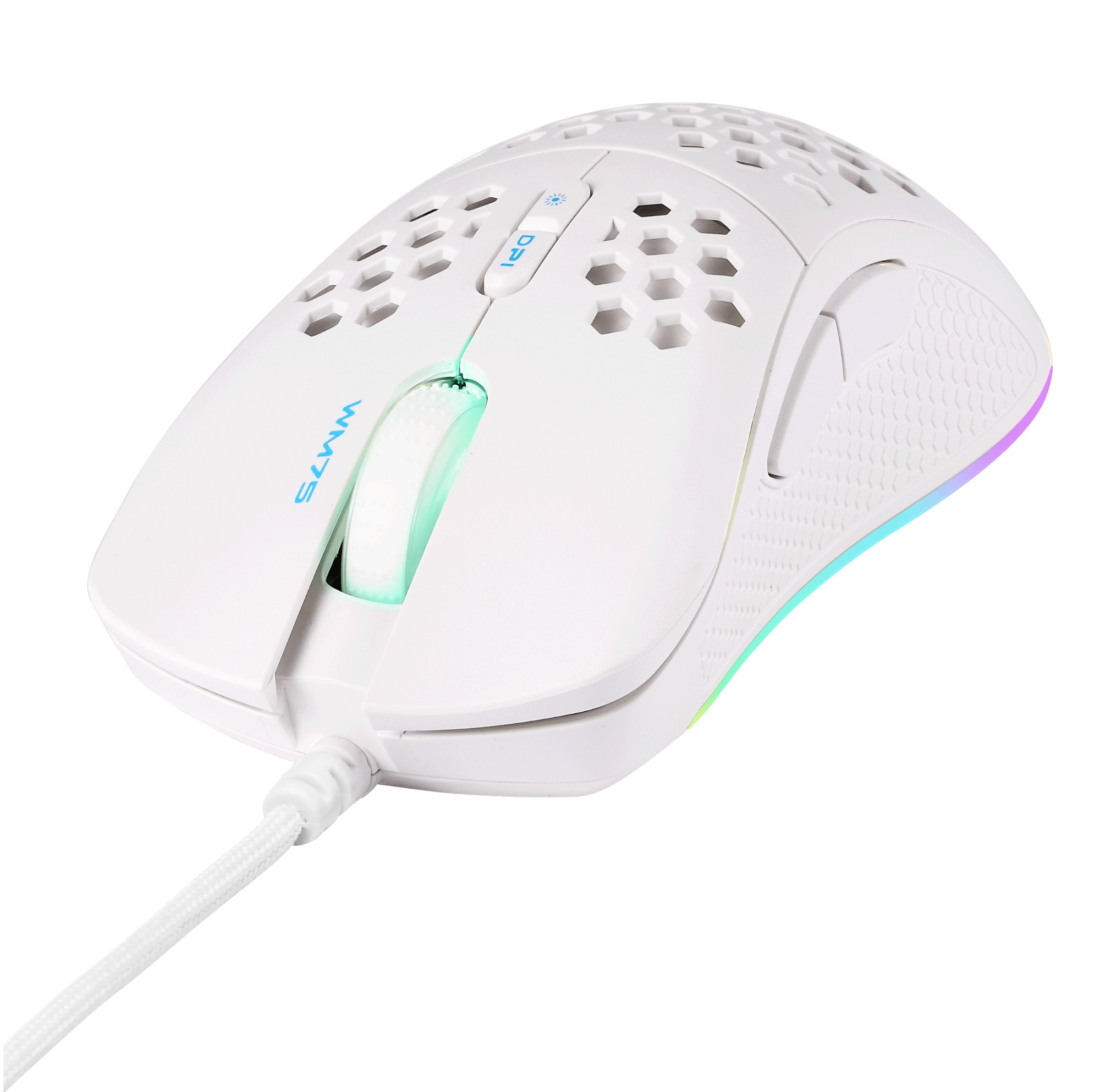 Deltaco Gaming GAM-108-W mouse Right-hand USB Type-A Optical 6400 DPI
