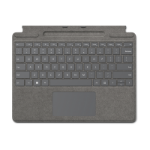 Microsoft Surface Pro Signature Keyboard QWERTY Italiaans Microsoft Cover port Platina