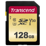 Transcend SD Card SDXC 500S 128GB