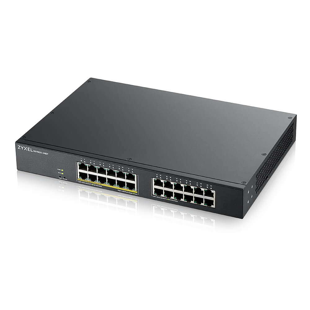 Image of Zyxel GS1900-24EP Managed L2 Gigabit Ethernet (10/100/1000) Power...
