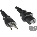 Microconnect PE160518 power cable Black 1.8 m C15 coupler