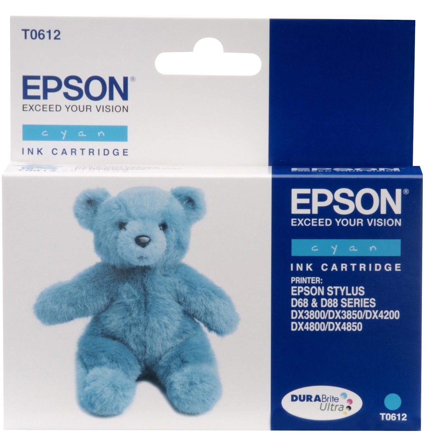 Epson Teddybear Singlepack Cyan T0612 DURABrite Ultra Ink