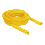 DeLOCK Woven Sleeve self-closing heat-resistant 5 m x 19 mm yellow