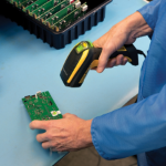 Datalogic PowerScan 9501 Draagbare streepjescodelezer 2D Zwart, Geel