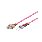 Alcasa LW-8075TC4 InfiniBand en Glasvezelkabel 7,5 m SC ST Violet