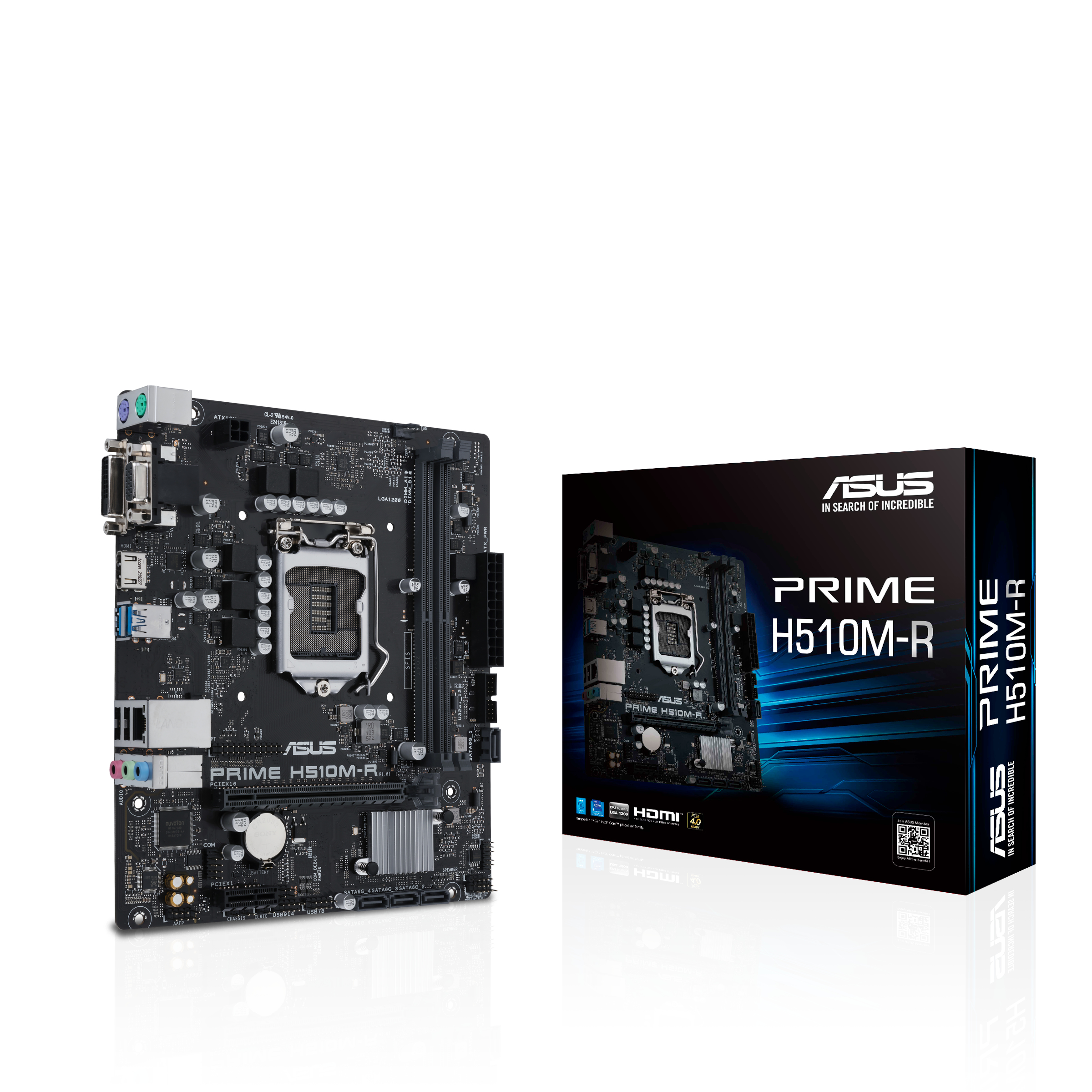 Image of ASUS PRIME H510M-R Intel H510 LGA 1200 (Socket H5) micro ATX