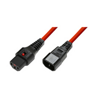 Microconnect 3m C13/C14 Black C13 coupler C14 coupler