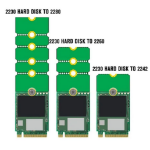 Micron NGFF M.2 SSD Solid State Drive Adapter Converter from 2230 to 2242 2280 Transfer Expansion Bracket Extension Rack Riser Card for Crucial M2400 P310