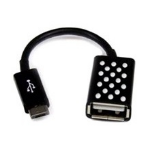 Belkin Micro-USB - USB A M/F USB cable USB 2.0 Micro-USB A Black