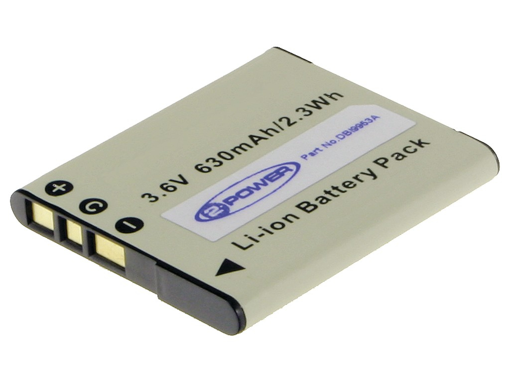 Image of 2-Power Digital Camera Battery 3.6V 630mAh