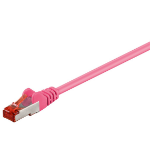 Goobay CAT 6 Patch Cable S/FTP (PiMF), magenta, 10m
