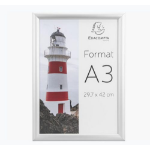 Exacompta Wall Snap Frame Poster Holder Aluminium A3 Crystal (Pack 1) -  8394358D