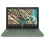 HP Chromebook 11 G8 Intel® Celeron® N4120 29.5 cm (11.6") Touchscreen HD 4 GB LPDDR4-SDRAM 32 GB SSD Wi-Fi 5 (802.11ac) ChromeOS Green