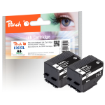Peach PI200-768 inktcartridge 2 stuk(s) Compatibel Hoog (XL) rendement Zwart