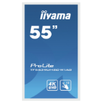 iiyama ProLite TF5539UHSC-W1AG écran plat de PC 139,7 cm (55") 3840 x 2160 pixels 4K Ultra HD LED Écran tactile Multi-utilisateur Blanc