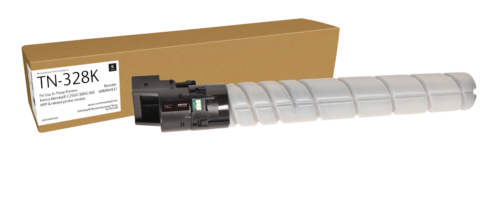 Xerox 006R04931 Toner black, 28K pages (replaces Konica Minolta TN-328K) for KM bizhub C 250 i