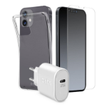SBS KIT31IP1361 Mobiele telefoon starterskit Transparant, Wit