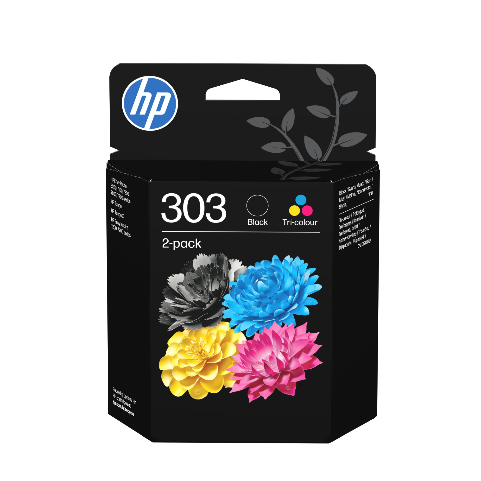 HP 3YM92AE/303 Printhead cartridge multi pack black + color 4ml Pack=2