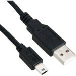 Axiom USB2AMBMIN03-AX USB cable 35.4" (0.9 m) USB 2.0 USB A Mini-USB B Black