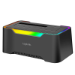 LogiLink USB 3.2 Gen1 Docking Station, 1-Bay, for 2,5/3,5" SATA HDD/SSD, RGB