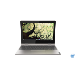 Lenovo C340 Chromebook 11.6" Touchscreen HD Intel® Celeron® 4 GB LPDDR4-SDRAM 32 GB eMMC Wi-Fi 5 (802.11ac) Chrome OS Gray, Platinum