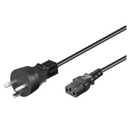 Image of Microconnect 3m IEC 320 EDB Black C13 coupler
