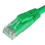 Cablenet 1m Cat5e RJ45 Green U/UTP LSOH 24AWG Snagless Booted Patch Lead