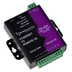 Brainboxes ED-204 Ethernet to 4 Digital IO and RS232 Serial Port with Ethernet Switch digital/analogue I/O module