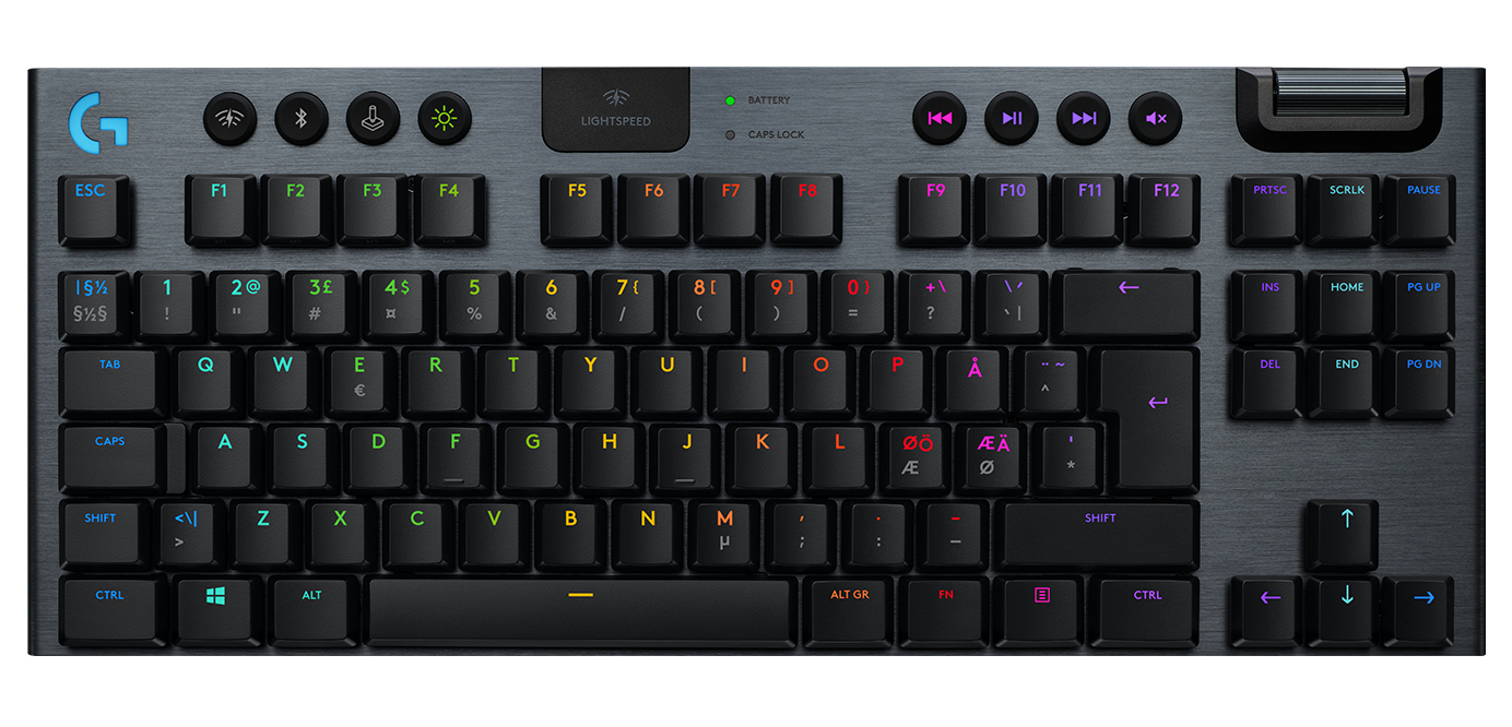 Logitech G G915 TKL Tenkeyless LIGHTSPEED Wireless RGB Mechanical...
