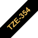 Brother TZE-354 cinta para impresora de etiquetas Oro sobre negro