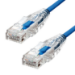 ProXtend Ultra Slim CAT6 U/UTP CU LSZH Ethernet Cable Blue 75CM