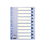 Esselte 100135 tab index Numeric tab index Polypropylene (PP) Blue, White
