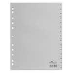 Durable 652410 tab index Numeric tab index Polypropylene (PP) Grey