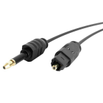 StarTech.com 10 ft Toslink to Miniplug Digital Audio Cable