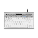 BakkerElkhuizen S-board 840 keyboard USB AZERTY Belgian Light grey, White