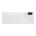 Contour Design Active Key Contour Medical Keyboard SmartCard Full-Size Wired Black & White UK C8200