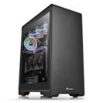 Thermaltake S500 TG Midi Tower Black, Transparent