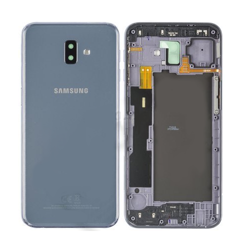 EU Product - Galaxy J6 Plus Back Cover Gray thumbnail