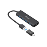 LevelOne Equip 128959 4-Port USB 3.0 Hub with USB-C Adapter