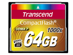 Image of Transcend CompactFlash 1000x 64GB