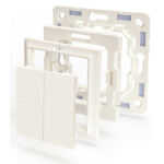 Shelly BLU Wall Switch 4 light switch Plastic Ivory