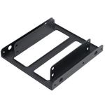 Akasa Mounting adapter allows a 2.5" SSD or HDD to fit into a 3.5" PC drive bay.