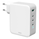 Deltaco USBC-GAN04 mobile device charger Universal White AC Indoor