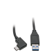 Tripp Lite U428-003-CRA USB cable USB 3.2 Gen 1 (3.1 Gen 1) 35.4" (0.9 m) USB C USB A Black