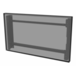 Peerless EWL-49XE4F signage display mount 124.5 cm (49") Black